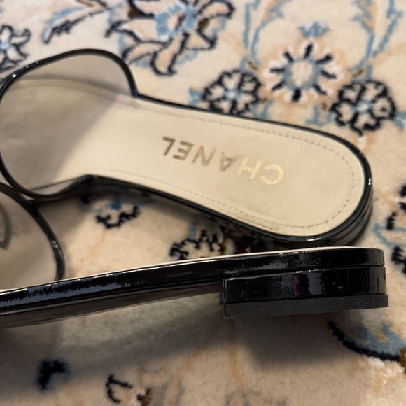 Chanel Logo mesh flats size 37 - Picture 5 of 5